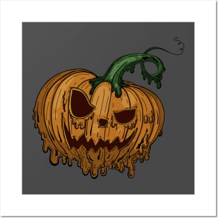 Melting Jock-o-Lantern Posters and Art